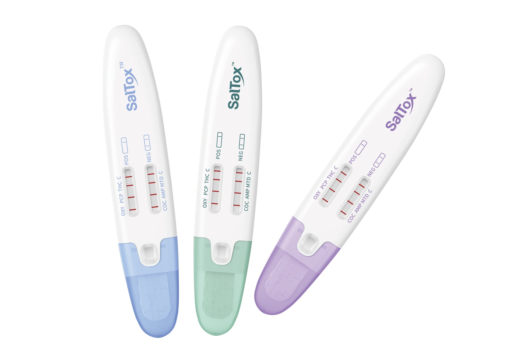 5 Panel  Oral(Saliva) Drug Test(THC, COC, AMP, OPI, mAMP)
