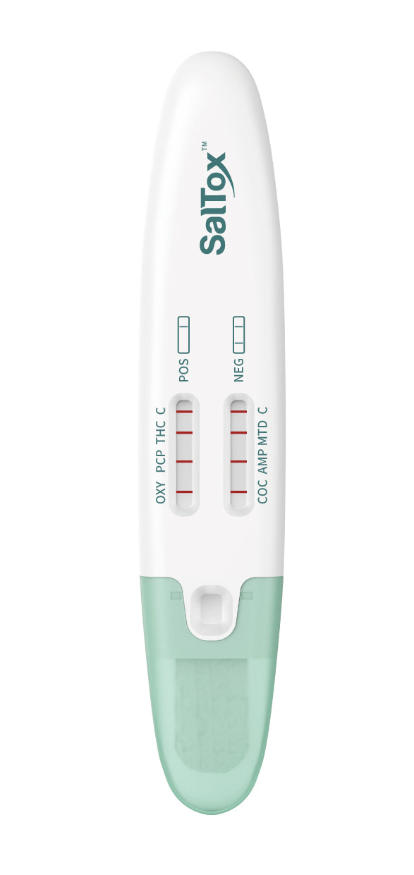 10 Panel  Oral(Saliva) Drug Test(THC,COC,AMP,OPI,mAMP,PCP,BAR,BZO,OXY,BUP)